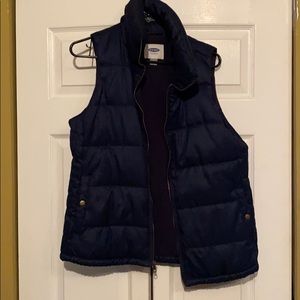 Fleece lined puffer vest